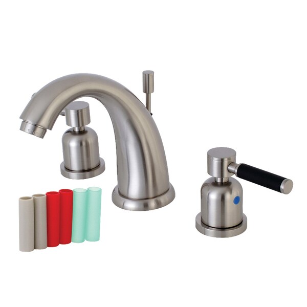 KB8988DKL 8" Widespread Bathroom Faucet, Brushed Nickel